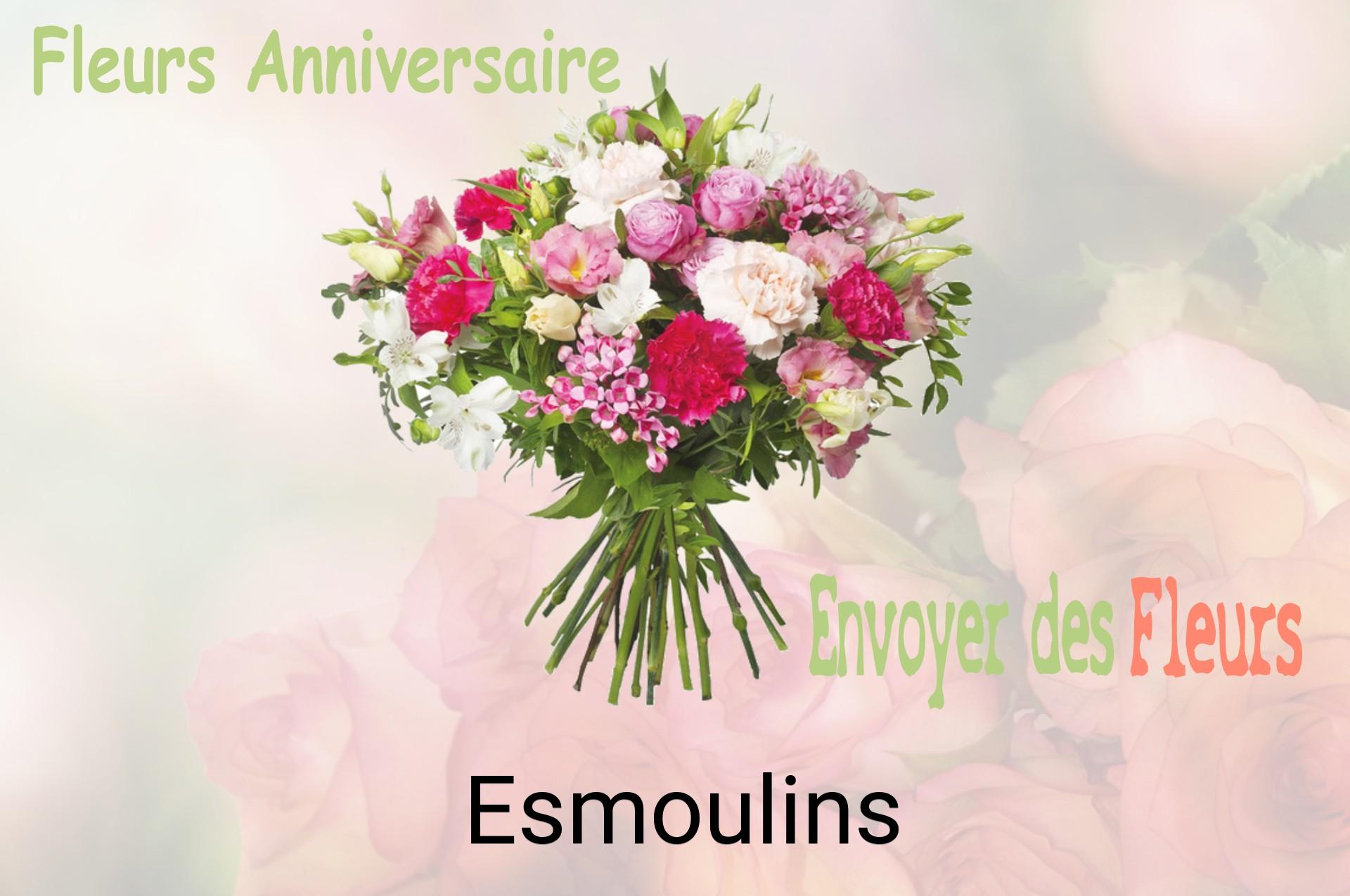 Bouquet de fleurs d’anniversaire livré à Esmoulins